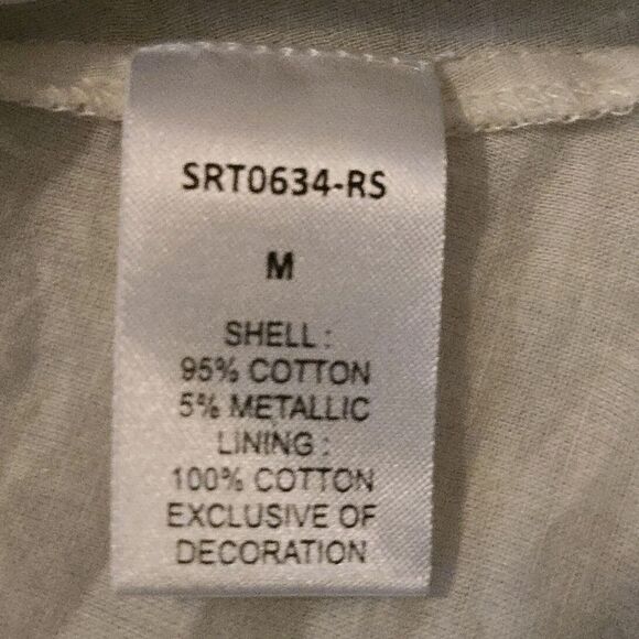 THML Anthropologie M Baby Doll Dress Fairy Isle Flowy Sparkly Boho India - Picture 8 of 12